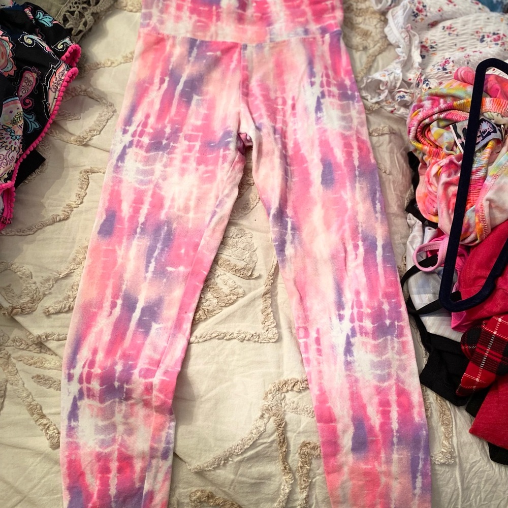 Justice leggings. Girls size 8